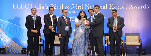 TTDI Receives Prestigious Star Performer Award from EEPC India